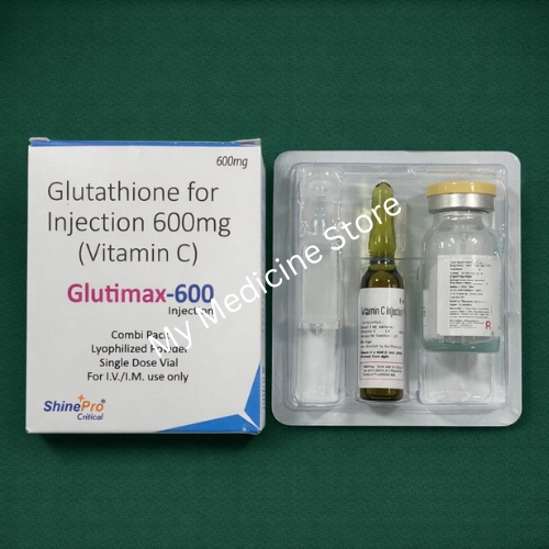 Inj. Glutimax Composition-Glutathione  600mg-Pack-1VIAL